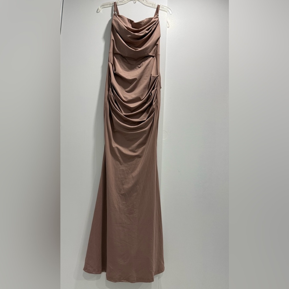 ElleFemme women maxi dress Tan Size M